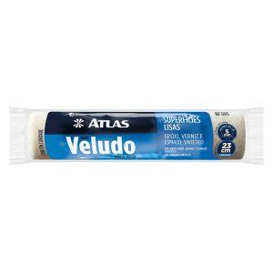 Rolo Lã Veludo 23cm 329/5 Branco Atlas Rolo Lã Veludo 23cm 329/5 Branco Atlas