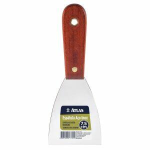 Espátula Aço Inox 7,6cm 6155/12 Cinza Atlas