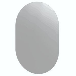 Espelho Oval Prata 34,5cmx44cm Cris Metal