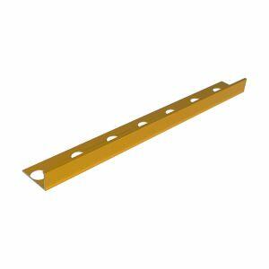 Perfil L 3M Base Dourado Brilho New Ponta