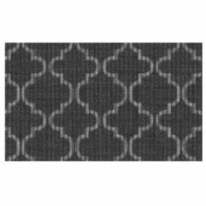 Tapete Passadeira Pvc 43x130cm Tropical Árabe Preto Kapazi