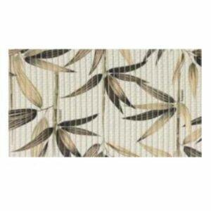 Tapete Pvc 43x65cm Bambu Jardim Bege Kapazi