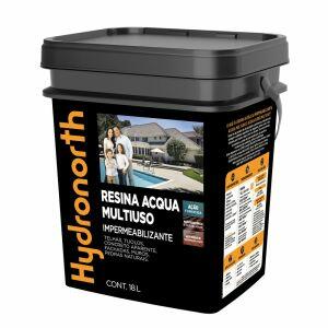 Resina Acqua Incolor Fosco 18l Hydronorth