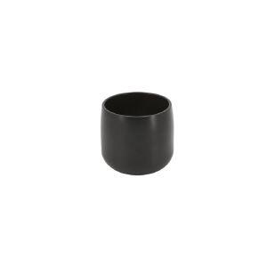 Vaso Bretagne Cachepo Preto Fosco 15x15x13cm TS Brasil