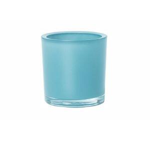 Vaso Cilindro Azul Turquesa Claro 14x14x14cm TS Brasil