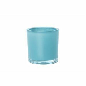 Vaso Cilindro Azul Turquesa Claro 12x12x12cm TS Brasil