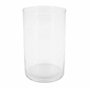 Vaso Vidro Cilindro Transparente 14x14x22cm TS Brasil