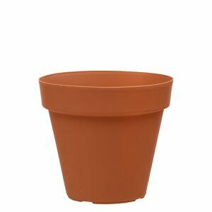 Vaso Plástico Sampa Terracota 18x16cm Vasart
