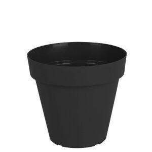 Vaso Plástico Sampa Preto 18x16cm Vasart
