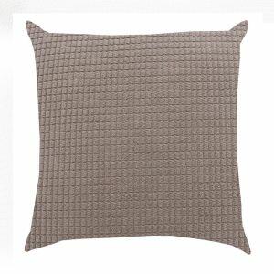 Almofada 43cm x 43cm Veludo Caqui Diagonal
