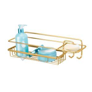 Porta Shampoo Retangular Dourado Arthi