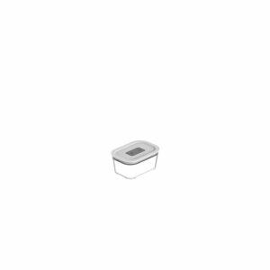 Pote Vidro Hermético 370ml Fresh Lock Branco Ou