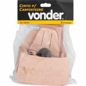 Colete Cinto para Ferramentas Carpinte Marrom Vonder