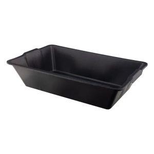 Caixa para Massa 20l Polipropileno Preto Plastico Metasul