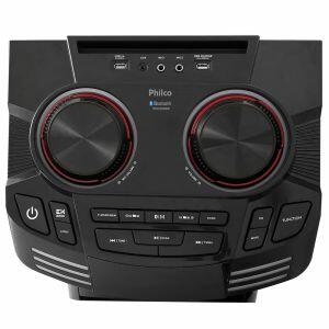 Caixa de Som 1800w Pcx20000 Preto Bivolt Philco
