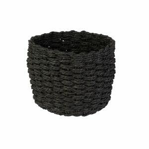 Cesto Organizador Aurora Preto 20cm Diagonal