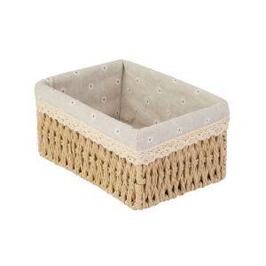 Cesto Organizador Veneza Amadeirado 22x16x10cm Casa&ideia Cesto Organizador Veneza Amadeirado 22x16x10cm Casa&ideia
