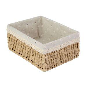 Cesto Organizador Veneza Amadeirado 26x20x12cm Casa&ideia Cesto Organizador Veneza Amadeirado 26x20x12cm Casa&ideia