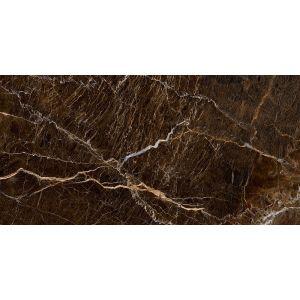 Porcelanato Relegant Brown Marrom Retificado Polido 62cmx121cm Damme