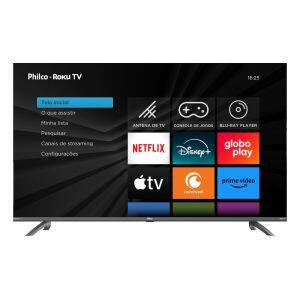 Smart Tv Led 55" Ptv55g3ersgb Roku Cinza Bivolt Philco Smart Tv Led 55" Ptv55g3ersgb Roku Cinza Bivolt Philco