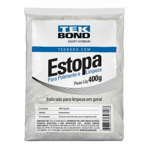 Estopa 400g Limpeza Branco Tekbond