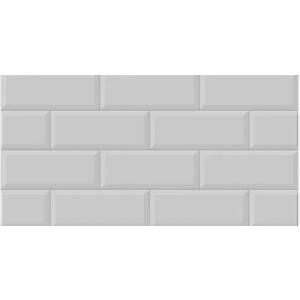 Piso Cerâmico Element Gray Bold Brilhante 31x59 Ilhabella