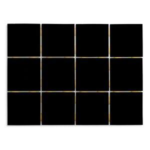 Revestimento de Parede 10x10cm Black Brilhante Extra Strufaldi
