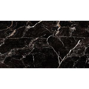 Piso 40cm x 75cm Pr40201 Brilhante Preto Branco Ret Extra Ilhabela