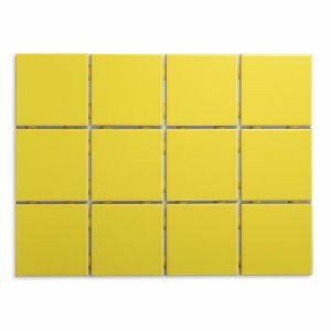 Revestimento Parede Canario Bold Acetinado 10x10cm Strufaldi Revestimento Parede Canario Bold Acetinado 10x10cm Strufaldi