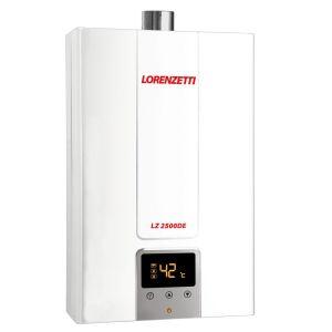 Aquecedor a Gás Digital LZ 2500DE Branco GLP Lorenzetti