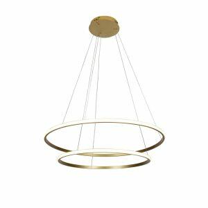 Pendente LED Circle 25W 3000K Gold Bivolt Vitralux
