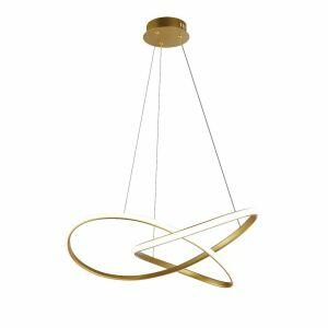 Pendente LED Orgânico 40W 3000K Gold Bivolt Vitralux