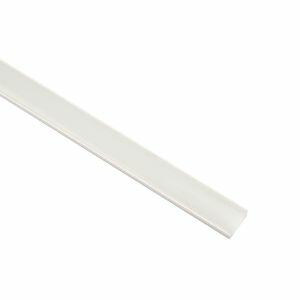 Perfil de Alumínio para Fita de LED Sobrepor 2M Branco Vitralux