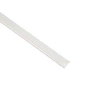 Perfil de Alumínio para Fita de LED 90° 2M Branco Vitralux