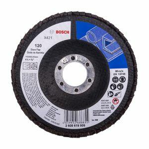 Disco Flap 115mm X421 Cinza Bosch Disco Flap 115mm X421 Cinza Bosch