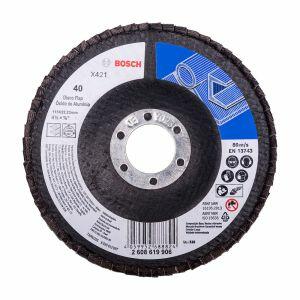 Disco Flap 115mm X421 Cinza Bosch Disco Flap 115mm X421 Cinza Bosch