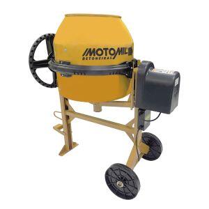 Betoneira Com Motor 150l Com Chave Mb-150l Amarelo 220v Motomil Betoneira Com Motor 150l Com Chave Mb-150l Amarelo 220v Motomil