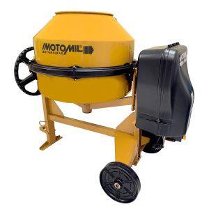 Betoneira Com Motor 400l Com Chave Mb-400p Amarelo 220v Motomil Betoneira Com Motor 400l Com Chave Mb-400p Amarelo 220v Motomil