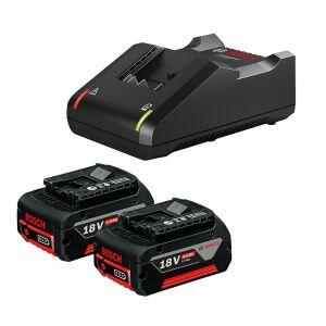 Kit Bateria Stater Gal 18v-40 + 2*4.0ah Azul Bivolt Bosch