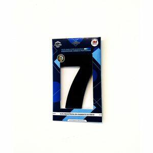 NUMERO RESIDENCIA 13CM ACM 7 PRETO .