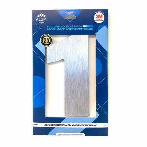 NUMERO RESIDENCIA 13CM ACM 1 PRATA ESC .