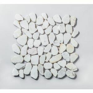 Seixo Plano Puro Branco 30,5x30,5cm Glass Mosaic Seixo Plano Puro Branco 30,5x30,5cm Glass Mosaic