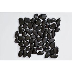 Seixo Polido Preto Brilho 30,5x30,5cm Glass Mosaic Seixo Polido Preto Brilho 30,5x30,5cm Glass Mosaic