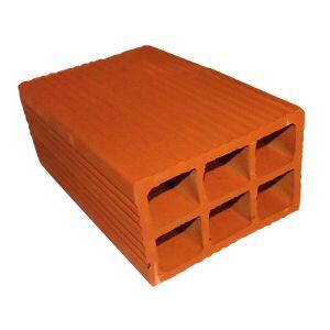 Tijolo Cerâmico 11,5CM X 19CM X 29CM 6 furos Cerâmica Imperial