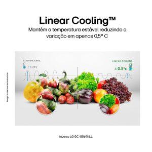 Refrigerador 451l Gc-b569nll2 Inox Escovado 220v Lg