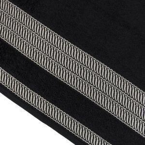 TOALHA BANHAO 80CM X 1,50CM SIENA PRETO .