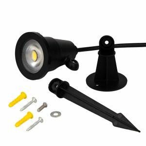 Espeto Spot Led 5w Preto Bivolt Play 6500k Ip65 Blumenau Iluminação Espeto Spot Led 5w Preto Bivolt Play 6500k Ip65 Blumenau Iluminação