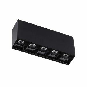 Spot Led Luz Pontual Quad 10w Arch Pt Preto Bivolt Taschibra