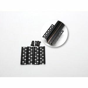 Presilha Lateral Para Trilho Magnético Preto Taschibra