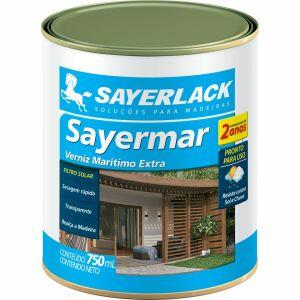 Verniz 3,6L Sayermar Transparente Brilhante Sayerlack